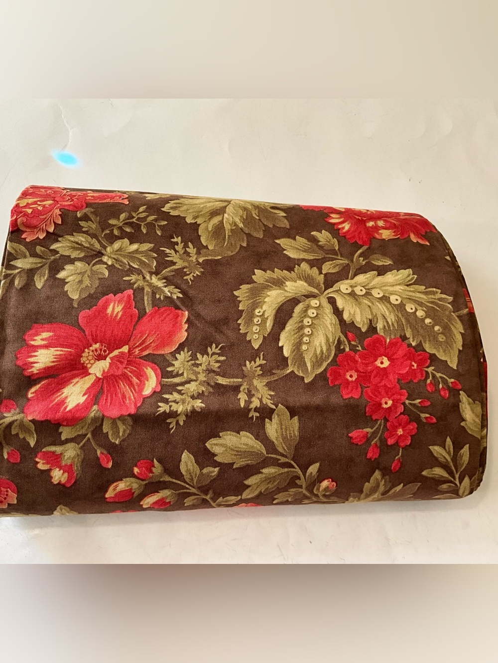 Quilting Sewing Moda Fabric #3835 Bistro Brown Green Red Floral Cotton 10.16 Yds